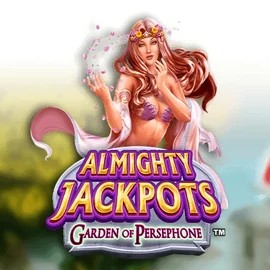 Almighty Jackpots: Garden of Persephone game by Novomatic – logo hosted on Safe Casino