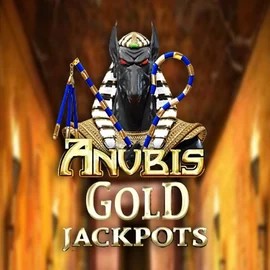 Anubis Gold Jackpots slot logo by Inspired Gaming at Safe Casino