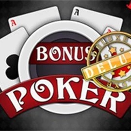 Try Bonus Poker Deluxe - 3 Hands slot by RTG (Reel Time Gaming) on safekasyno.com – logo image