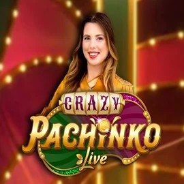 Crazy Pachinko logo by Evolution Safe Casino