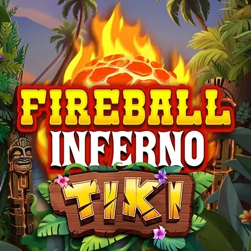 Fireball Inferno Tiki slot visual from NetEnt available on safekasyno.com