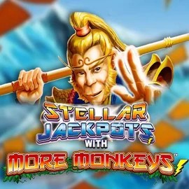 Try Stellar Jackpots with More Monkeys slot by Lightning Box Game on safekasyno.com – logo image