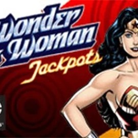 Wonder Woman Jackpots logo by Amaya at Safe Casino
